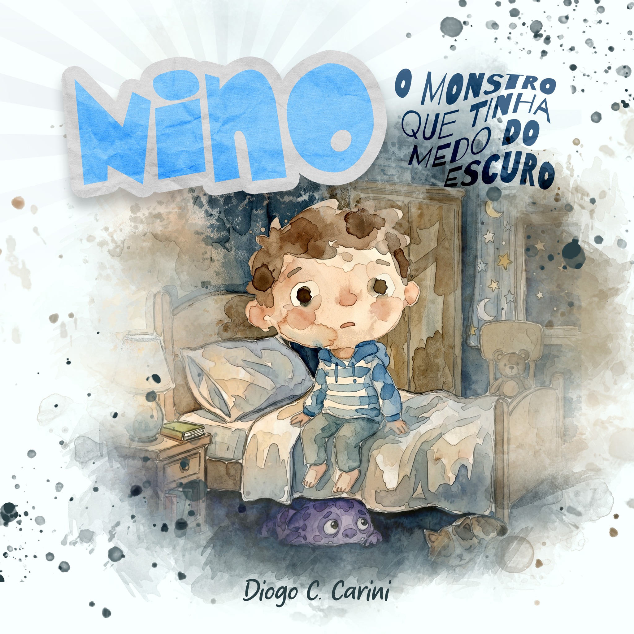 Capa do livro Nino — O Monstro que Tinha Medo do Escuro, de Diogo C. Carini